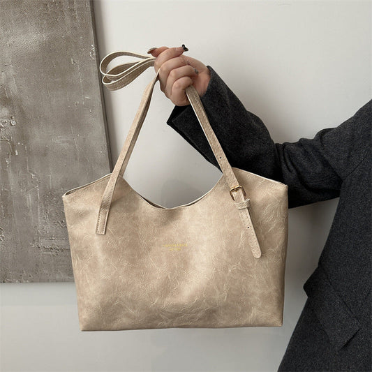 Women's Shoulder Commuter Large Capacity Fashion Underarm Tote Bag