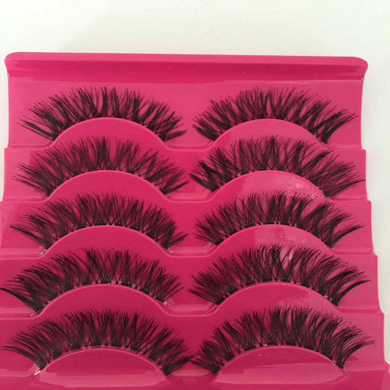 Man-made Fiber False Eyelashes Natural False Eyelashes Set