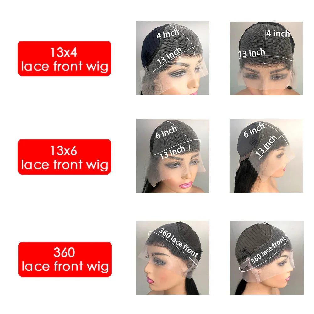 46 40 Inch Deep Wave 13x4 13x6 Hd Lace Frontal Wigs Human Hair Water Wave 360 Lace Front Wig Remy Brazilian Curly Wigs For Women