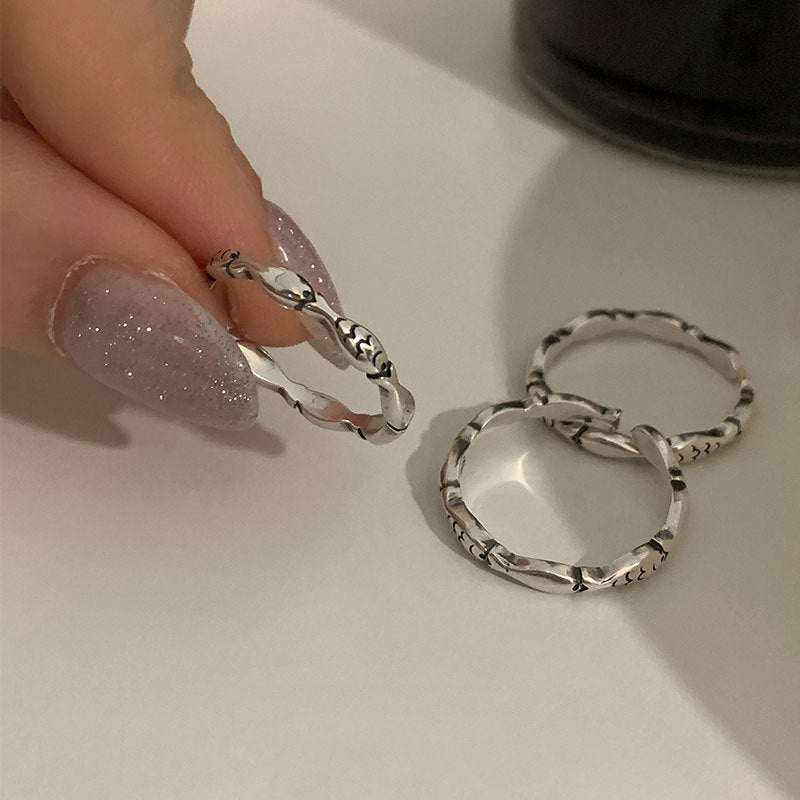 Women's Niche Design Personality Retro Year-on-year Fish Ring